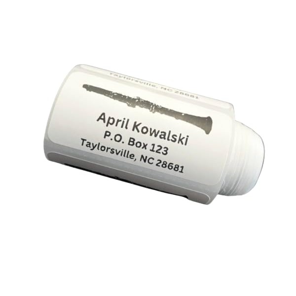 Custom Stickers, Clarinet Return Address Labels, Address Stickers, Several Designs,