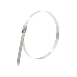 14 Inch Heavy Duty 316 Stainless Steel Cable Tie - 100 Pack