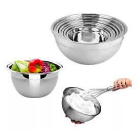 Patagonia Home Set 6 Tazones Acero Inoxidable 401 Bowl 18-20-22-24-26-28 Cm