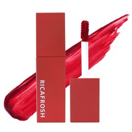 Ricafrosh Lipstick, Juicy Rib Tint, 0.2 oz (4.5 g), Won't Fade, Won’t Get On Masks, (04 Cranberry)