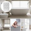 Shower Liners,Water-Drop Pattern Bath Liner for Shower | Textured Washable