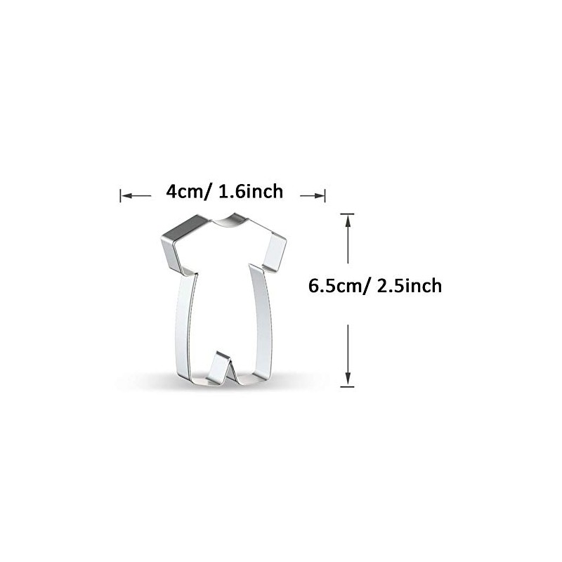 WDYJMALL Baby Onesie Clothes Shape Cookie Cutter - A