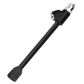 TSUGAMI Car Air Chuck, 1/4" FNPT 2 Way Connection Extended Vehicle Reach Dual Head Brass Air Chuck Set, Heavy Duty Straight Foot Automotive Accessories, Universal for Motorcycle Semi RV