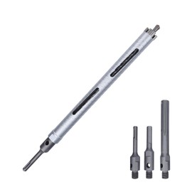 1 inch Diamond Dry Core Drill Bit, 10" Drilling Depth, 5/8"-11 Thread for Concrete Granite Masonry Brick Block, Includes 3 Adapters SDS Plus, SDS Max and Hex (1 inch)