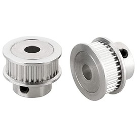 Turmberg3D - 2x GT2 Timing Belt Wheels / Pulley Drive - 32 Teeth - Bore Diameter: 10 mm - Belt Width: 6 mm (GT2-6 · 32T · Ø10)