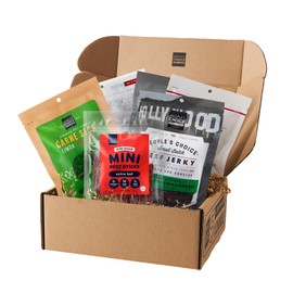 People’s Choice Beef Jerky – Box – Some Like It Hot – Spicy Set – Unique Gifts for Men – High Protein Meat Snack Sampler – Made in USA – 6 Bag Variety Pack