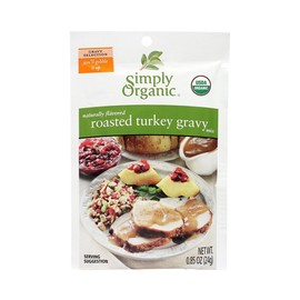 Simply Organic Food Flavor Roasted Turkey Flavored Gravy 0.85 oz. Packet