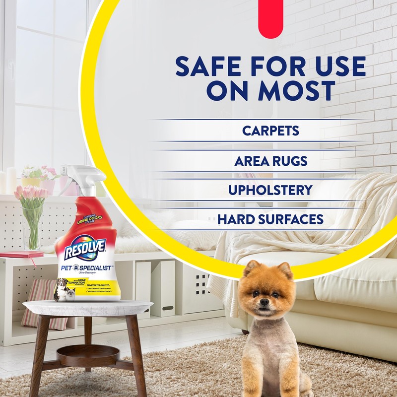 Resolve Pet Specialist Urine Destroyer Spray – Pet Stain &