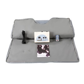 LIAPDG 110V Sauna Blanket, Infrared Sauna Blanket Portable Sauna Bag Body Shaper Blanket in Beauty Salons, Spas, Relaxation Rooms 35-80℃/ 95-176℉ 15-60 Minutes with 63 Inches Power Cord 650W