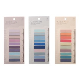 600Pcs Sticky Tabs, Transparent Sticky Notes Flags Pastel Book Tabs Annotation Tabs Morandi Page Markers Clear Index Tabs with Ruler Translucent Index Stickers for Books Page Bookmarks Office Supplies