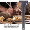Woodworking Scribing Ruler Marking Measuring Gauge Tshaped Multifunctional Carpentry Tool