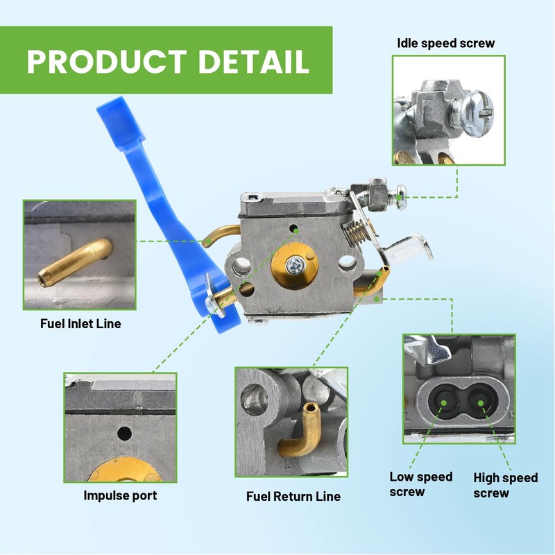 Aylux 590460102 Carburetor for Husqvarna 125B 125BX 125BVX Leaf Blower