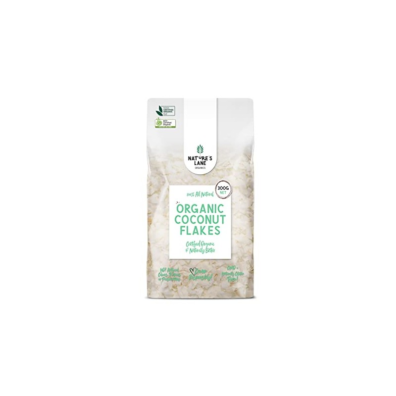 Natures Lane Organics Coconut Flakes 300 g