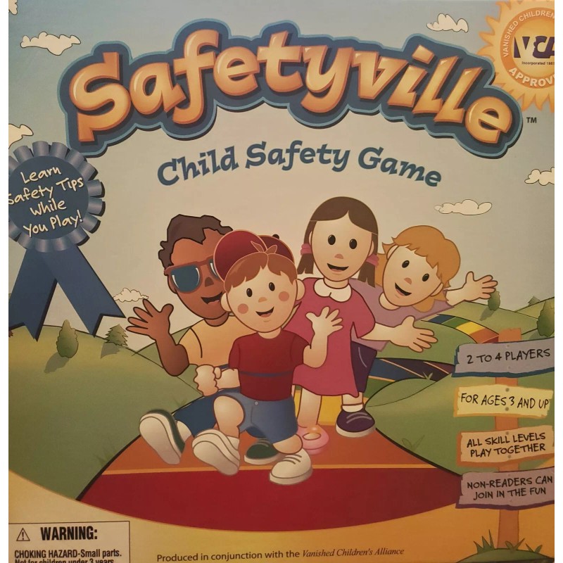 Kidz-idz Safetyville Child Safety Board Game 2003 Kids Educational VTG