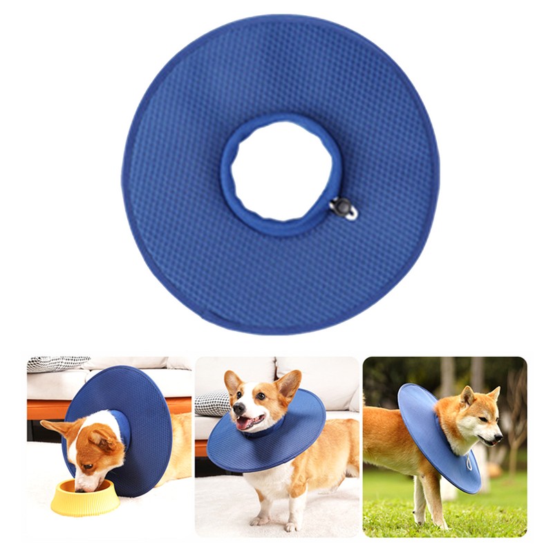 Dog Cone Collar Multipurpose Breathable Mesh Comfortable Prevents Licking Dog