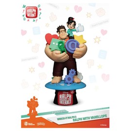 Beast Kingdom Wreck-It Ralph 2: Ralph with Vanellope DS-056 D-Stage Statue, Multicolor, 6 inches