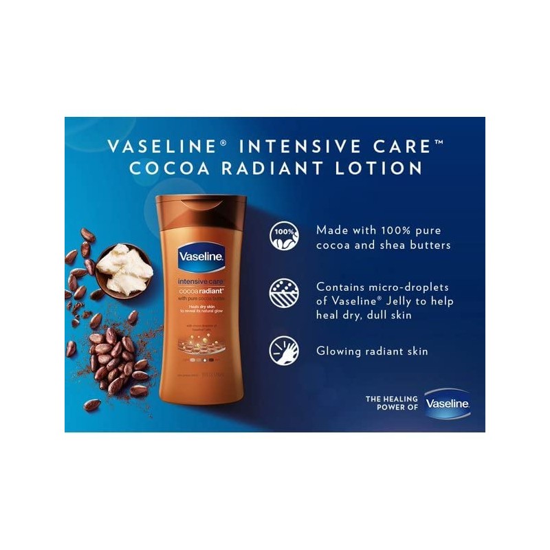 Vaseline Intensive Care Body Lotion - Cocoa Radiant - with