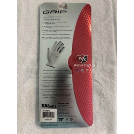 Wilson W/S Wilson Staff Grip Soft White Golf Glove, Mens, RH, Medium, New