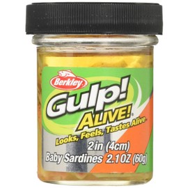 Berkley GAJEC2-OT Worm Gulp Alive Baby Sardine Orange Tiger