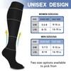 Calcetines de compresión de cobre graduados para hombres y mujeres,