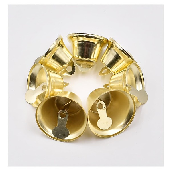 Qiantull Pack of 100 10 mm Mini Bells for Crafts