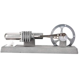 YUMILI Engine Model Hot Air, Mini Stirling Engine Model, Engine Education Toy, Educational Science Toy with Metal Construction Education Model Toy DIY Kits