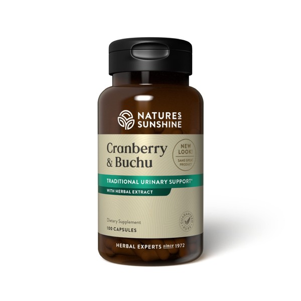 Nature's Sunshine Cranberry and Buchu Concentrate 100 Capsules