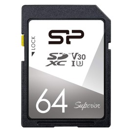 Silicon Power SD Card 64GB UHS-I U3 V30 4K Compatible Class 10 Max Transfer Speed 100MB/s 5-Year Warranty SP064GBSDXCV3V10