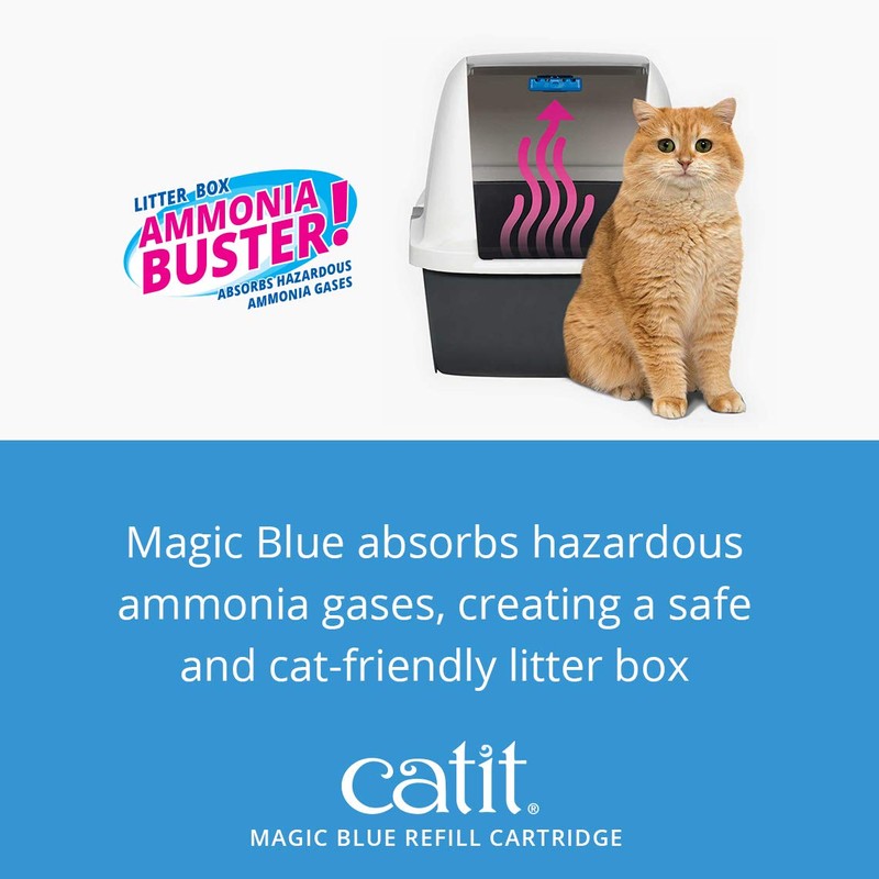 Catit Magic Blue Cat Litter Box Air Purifier
