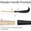 Sickle Garden Tool, Steel Billhook Machete Knife for Cutting Trees