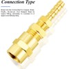 TAILONZ PNEUMATIC Brass Threaded Pipe Fitting 1/4 Inch BSP Male