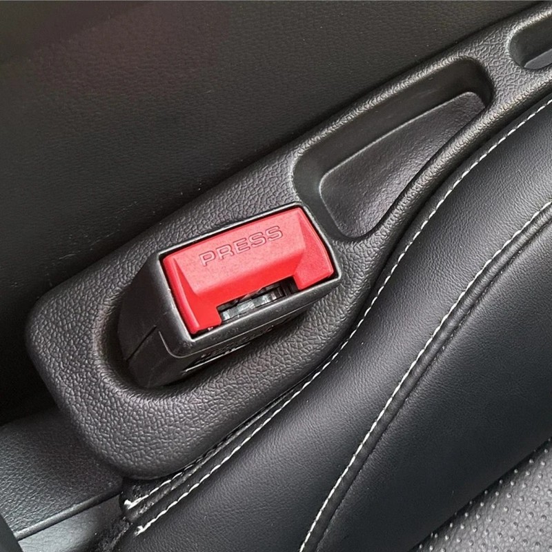 OrganiMax Car Seat Gap Filler Organizer – Waterproof Plug Strip