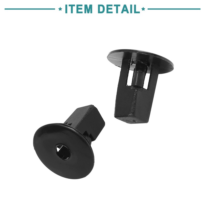 ACROPIX 40pcs Plastic Rivet Bumper Fender Fastener Clips for Toyota