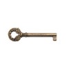 Stilmöbel und Antique Replacement Key Furniture Key Brass Patinated Long