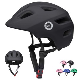 XJD Toddler Helmet Kids Bike Helmet Baby Multi-Sport Adjustable Skateboard Helmet for Kids Boys Girls Infant Helmet Lightweight Scooter Helmet for Child 1-5 Years Old, Black XS