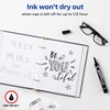 Avery 08888 Large Permanent Ink Markers, Chisel Point, Black Ink