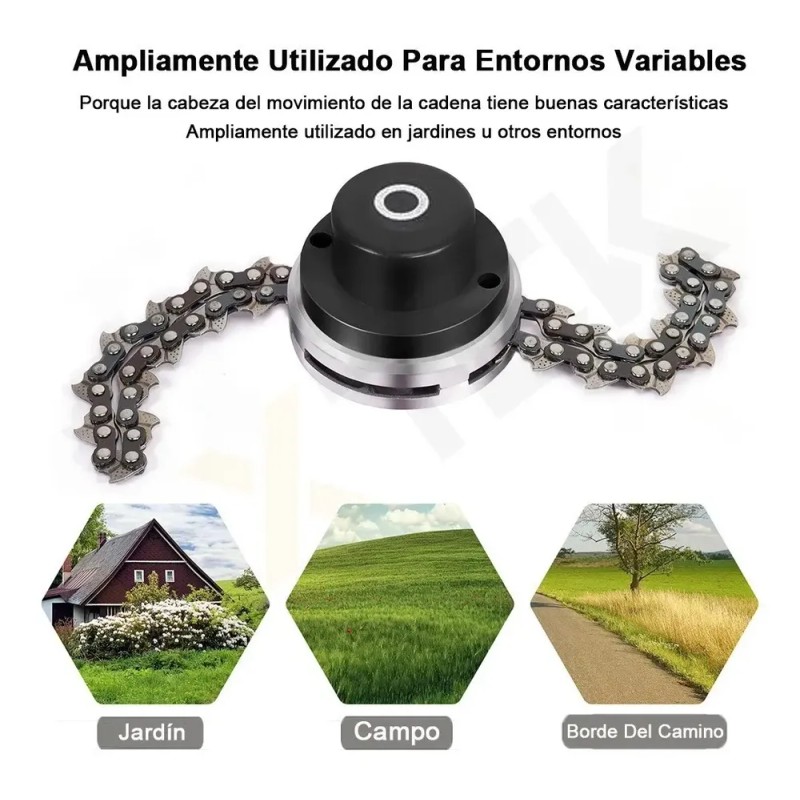 Cabezal Cadena Desbrozadora Desmalezadora Podadora Universal