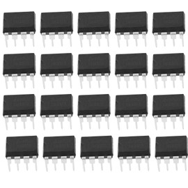 ECSiNG Pack of 100 8-Pin Dual Operational Amplifier Low Power Dual Inline LM358 with Internal Compensation Circuit Patch Type Amplifier