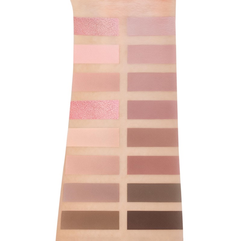 Erinde 16 Colors Eyeshadow Palette, Matte Shimmer Glitter Finishes Eye