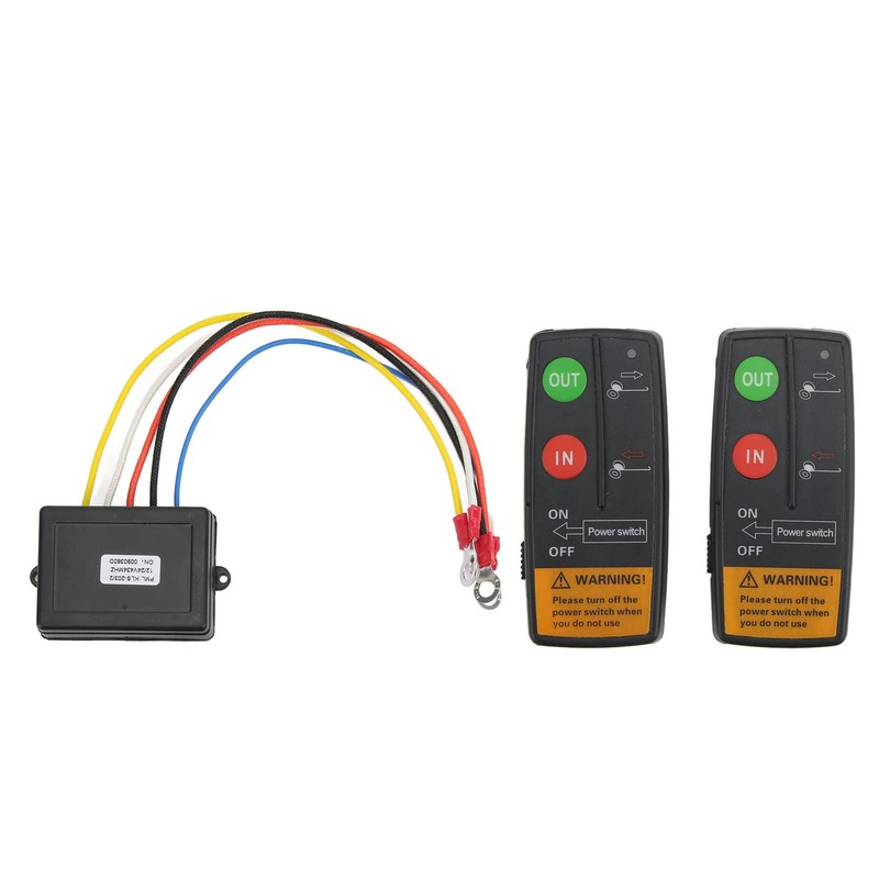 Wireless Winch Remote Control Kit, 12V 24V Winch Remote Control,
