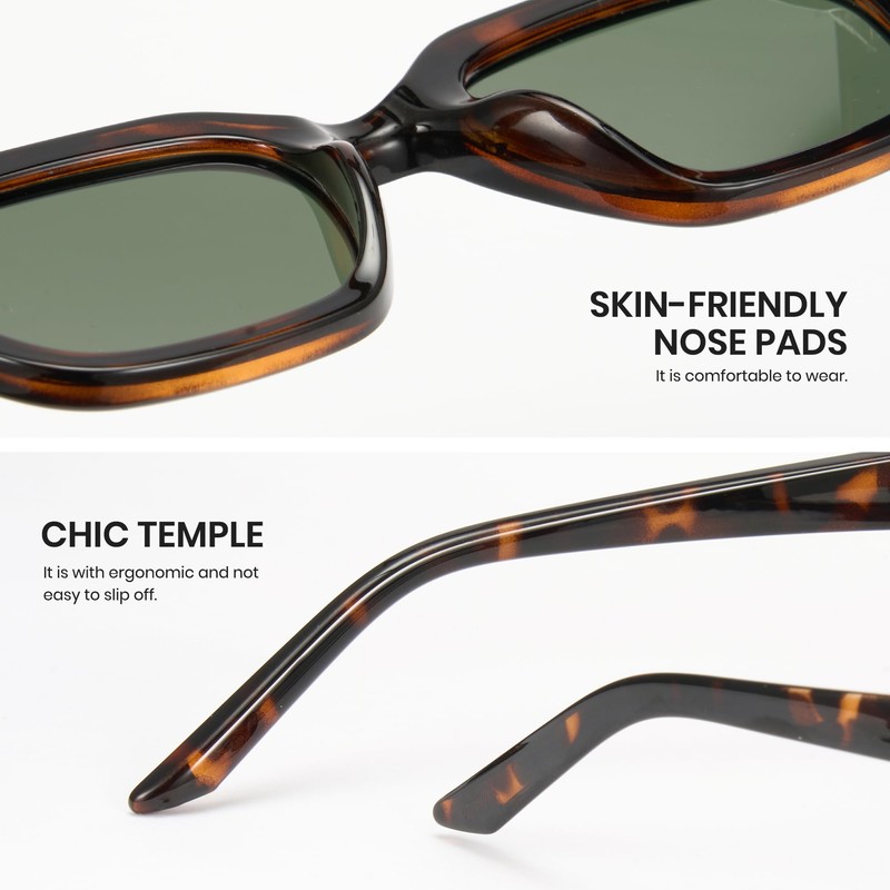 [Cyxus] カラーレンズサングラス レディース ウェリントンフレーム 偏光機能付き 紫外線対策 小顔効果 軽量設計 釣り 運転