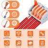 Delgada 65PCS Compact Lever Wire Connector kit,Reusable 2/3/4/5 Port Push-in