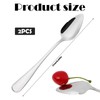 Molain Grapefruit Spoon, Silver Kiwi Spoon Made of Stainless Steel,