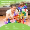 PicassoTiles 150pc Magnetic Marble Run Track Set STEM Construction Toy