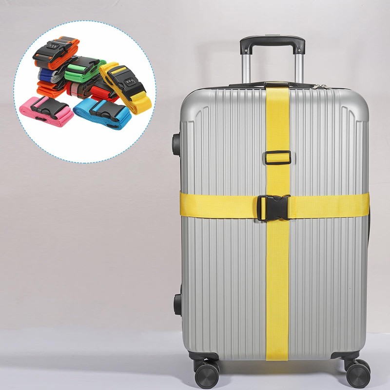 PATIKIL Luggage Straps, Suitcase Straps Adjustable Luggage Belts Strap with