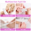 Lima de uñas: 100/180 Gritfor Nails, 10 unidades Zebra Double