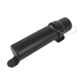 porotmotor Motorcycle Tool Tube, Manual Canisters for Tools, Fuel Bottle, Documents, Gloves & Accessories – Durable Storage Tube with Mounting Clamps & Tie Wraps (Small)