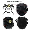 AOUTACC Helmet Suspension Strap System with Liner,Helmet Chin Strap Tactical