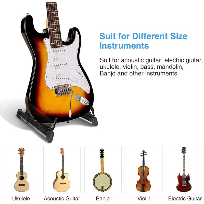 Guitar Stand on the Floor Universal Portable Foldable Acoustic Classical