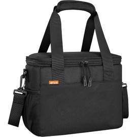 JETech 10L Insulated Lunch Bag for Women and Men, Leakproof 10.6"L x 6"W x 7.8"H